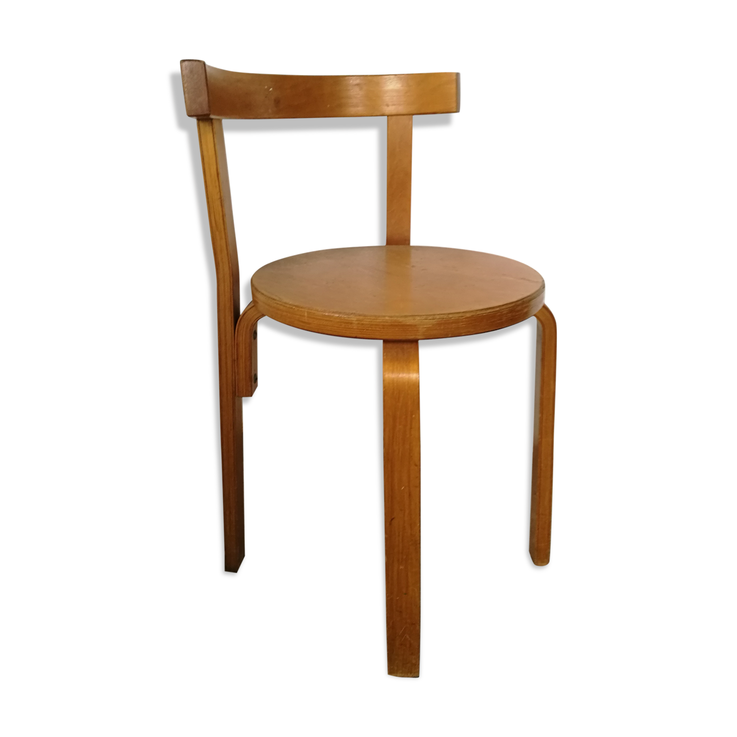 Plywood chair, glued laminated scandinavian chair
