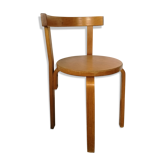 Chaise plywood,  chaise scandinave  en lamellé collé