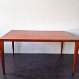 Table à manger en bois d’acajou, années 1980