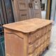 Louis xv style chest of drawers in pickled cherry
