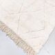 Beni Ouarain Moroccan Berber rug with engraved diamonds 2.22x1.35m