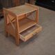 1950 vintage oak bedside table