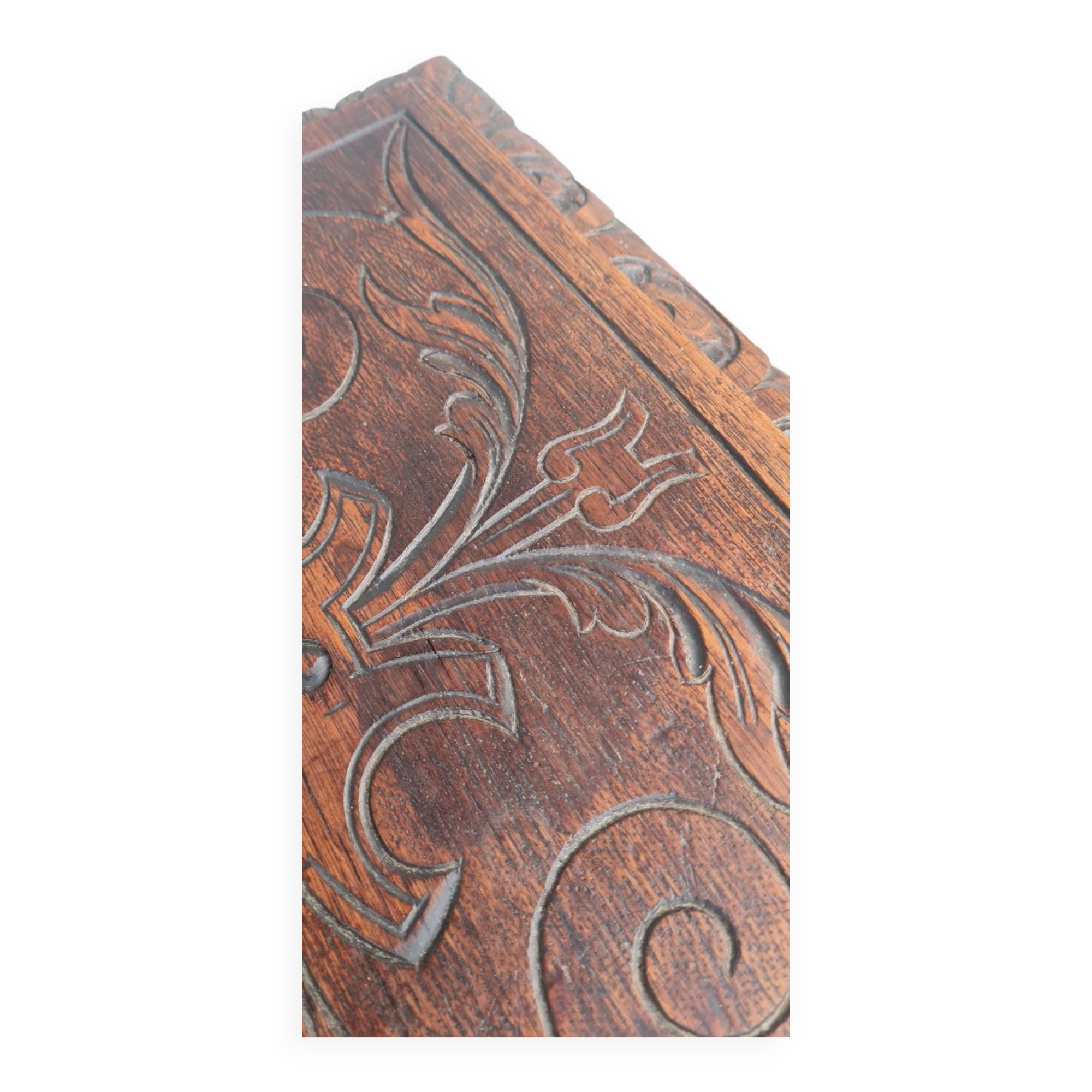 Pair of English oak bedside tables