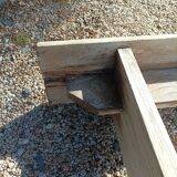 Solid wood farm bench patinated dp 08233210