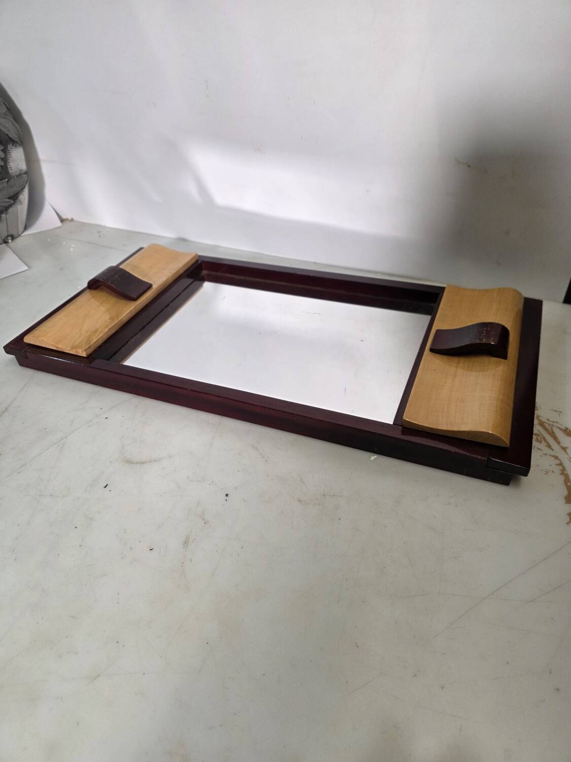 Art Deco mirrored serving tray, 1930