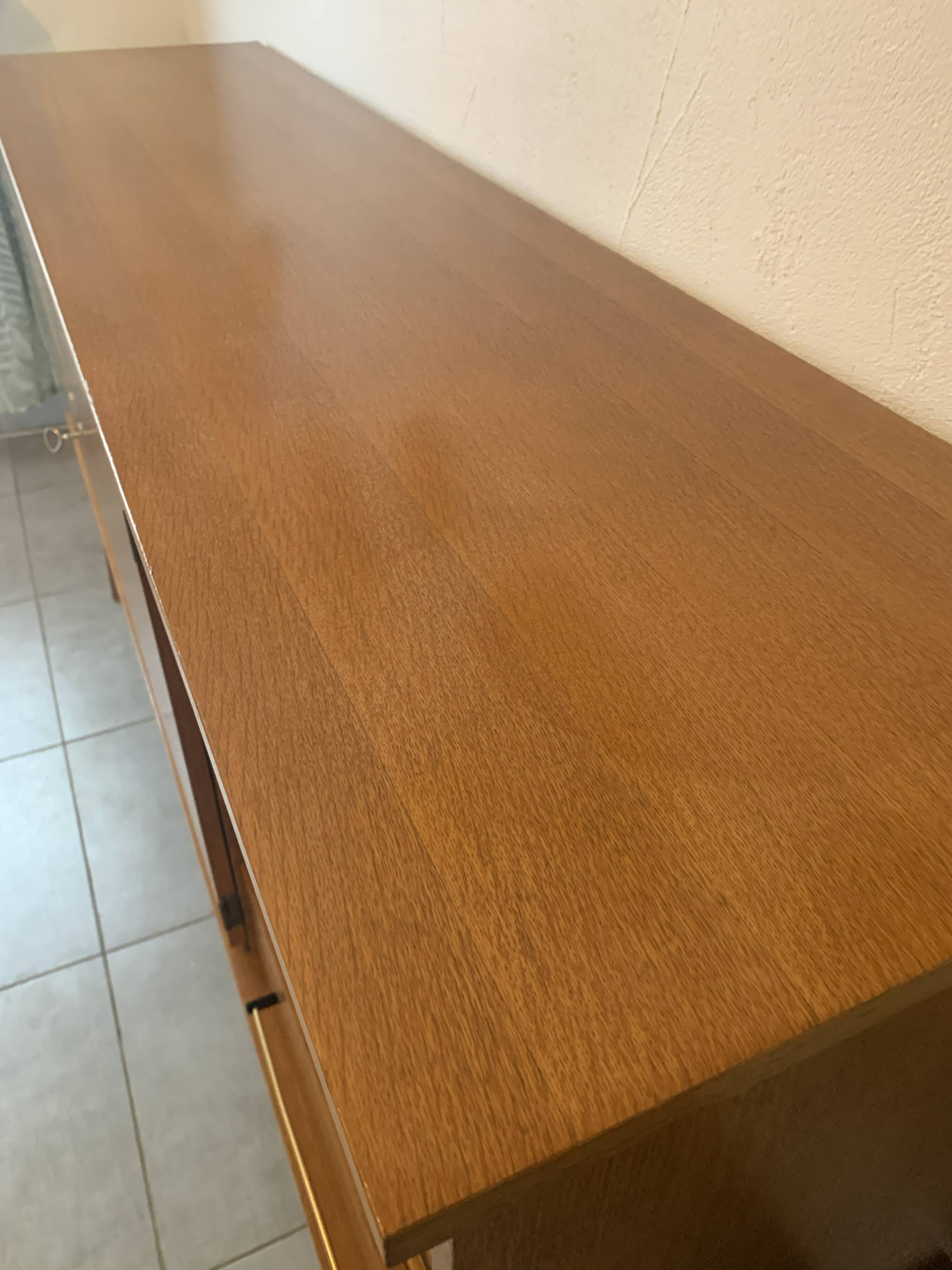 Vintage 1960s oak sideboard