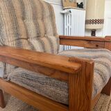 Fauteuil en pin vintage 70/80