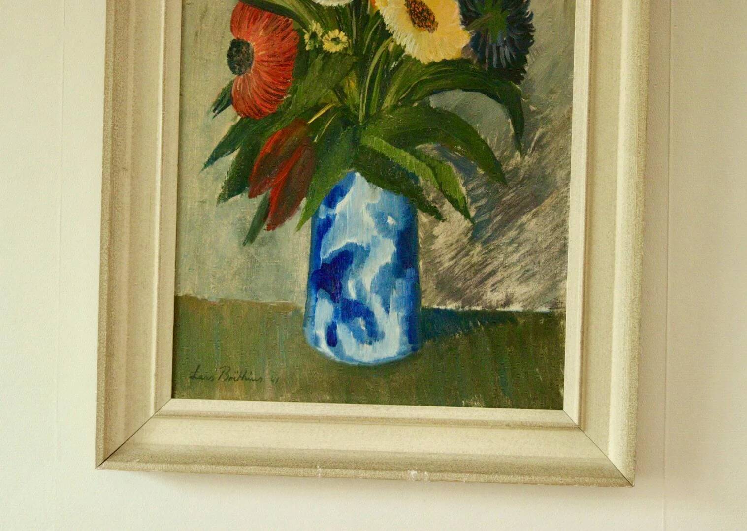 Still Life with Blue Vase by Lars Boethius