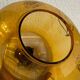 Vintage amber glass romantic hanging light