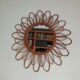 Vintage bamboo mirror 62clm