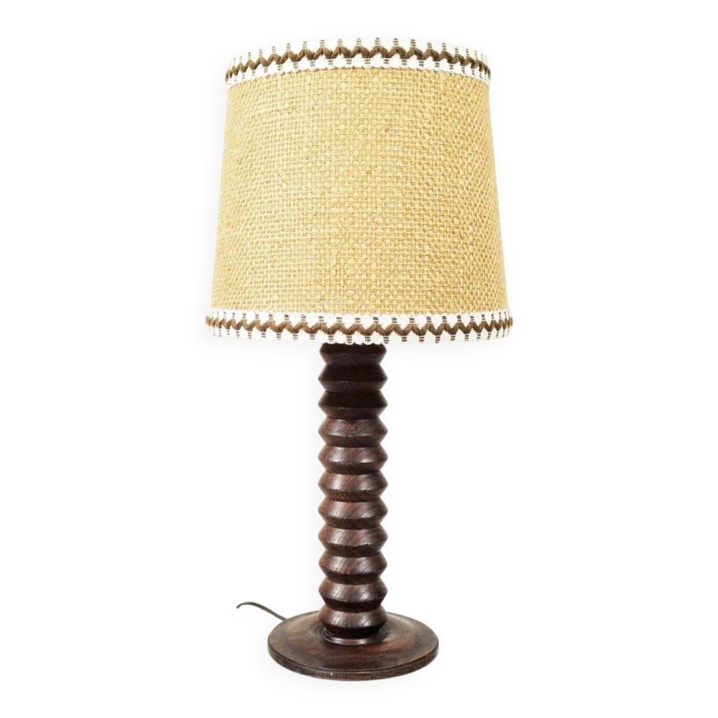 Lampe En Bois Tourné