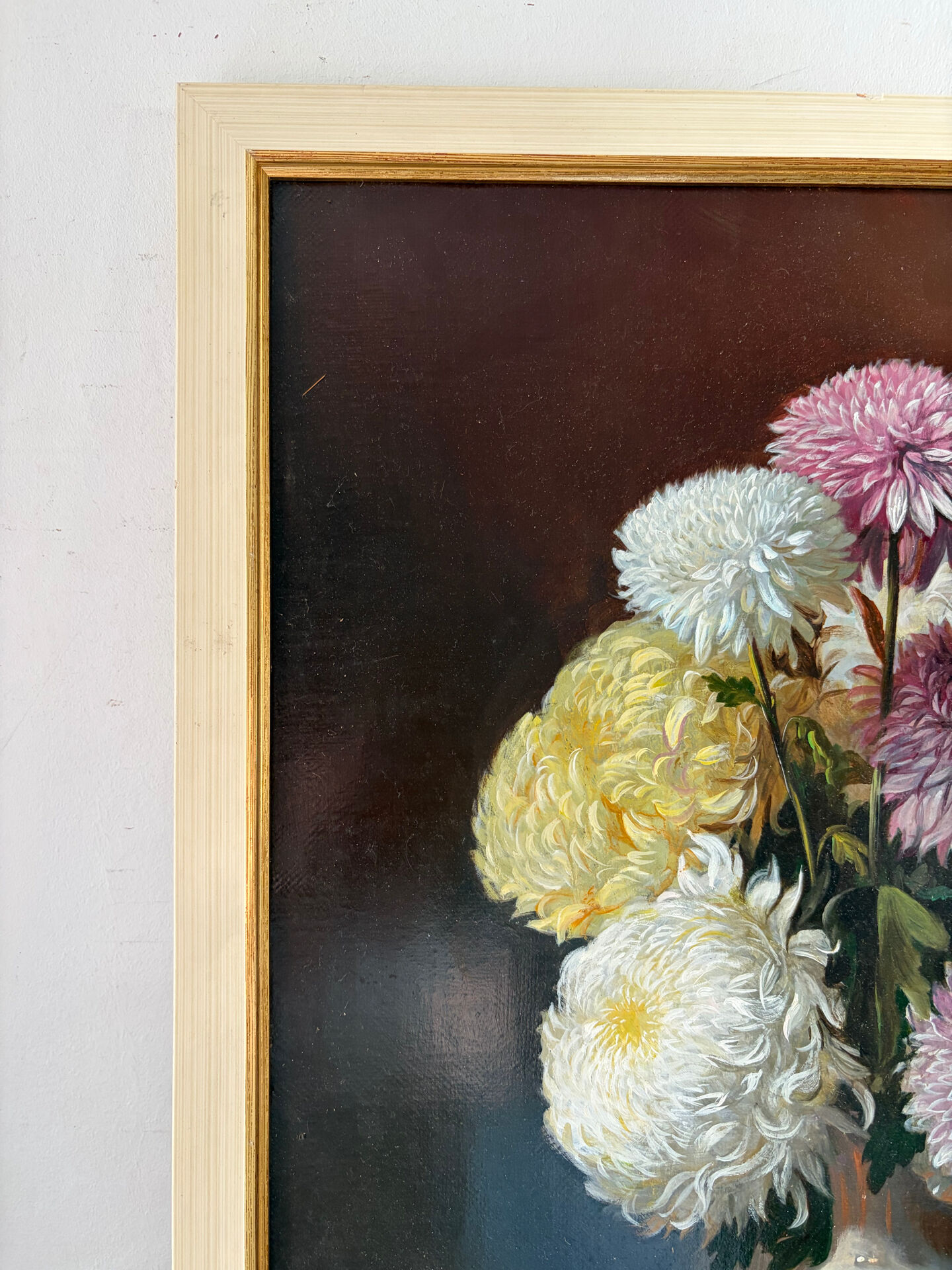 "Flowers" Russian painting, signed Askerov Rafik A.