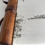 Wooden mirror bamboo effect mercury mirror