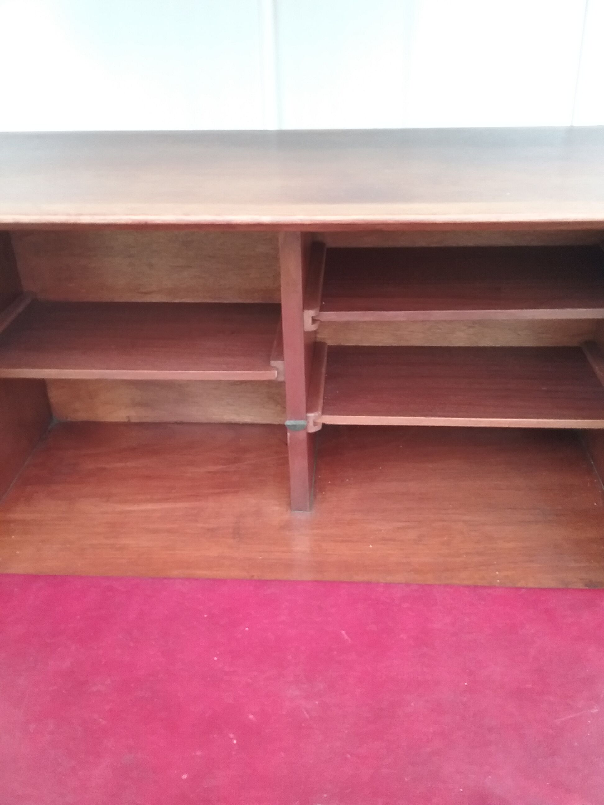 Vintage secretary shelf