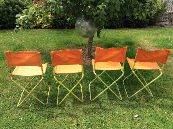 4 fauteuils de camping