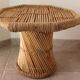 Table basse en bambou et jute