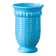 Large antique Art Deco vase by Poël Laval, turquoise glazed ceramic