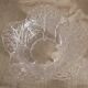 Cabbage candy box in molded crystal signed Portieux