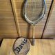 Vintage Tennis Racket DAVIS Duke Wood + Leather Case #E218