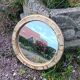 Ceramic mirror "gears" by Mithé Espelt