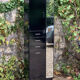 Satin black vintage wardrobe 1970