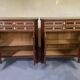 Pair of Louis XVI style mahogany sideboards