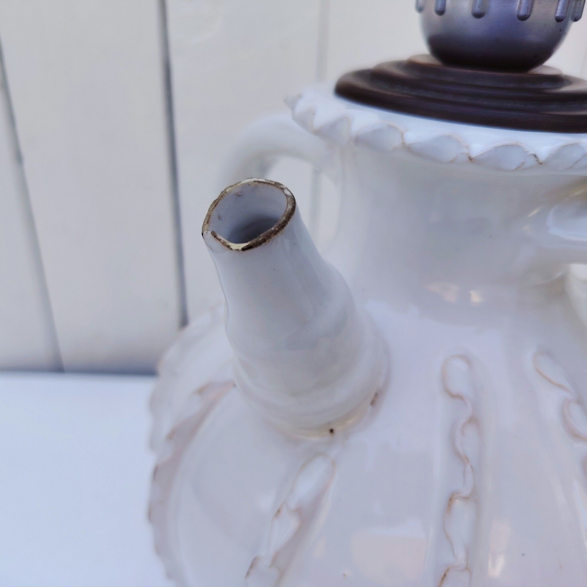 Lamp base, Malicorne jug, Emile Tessier