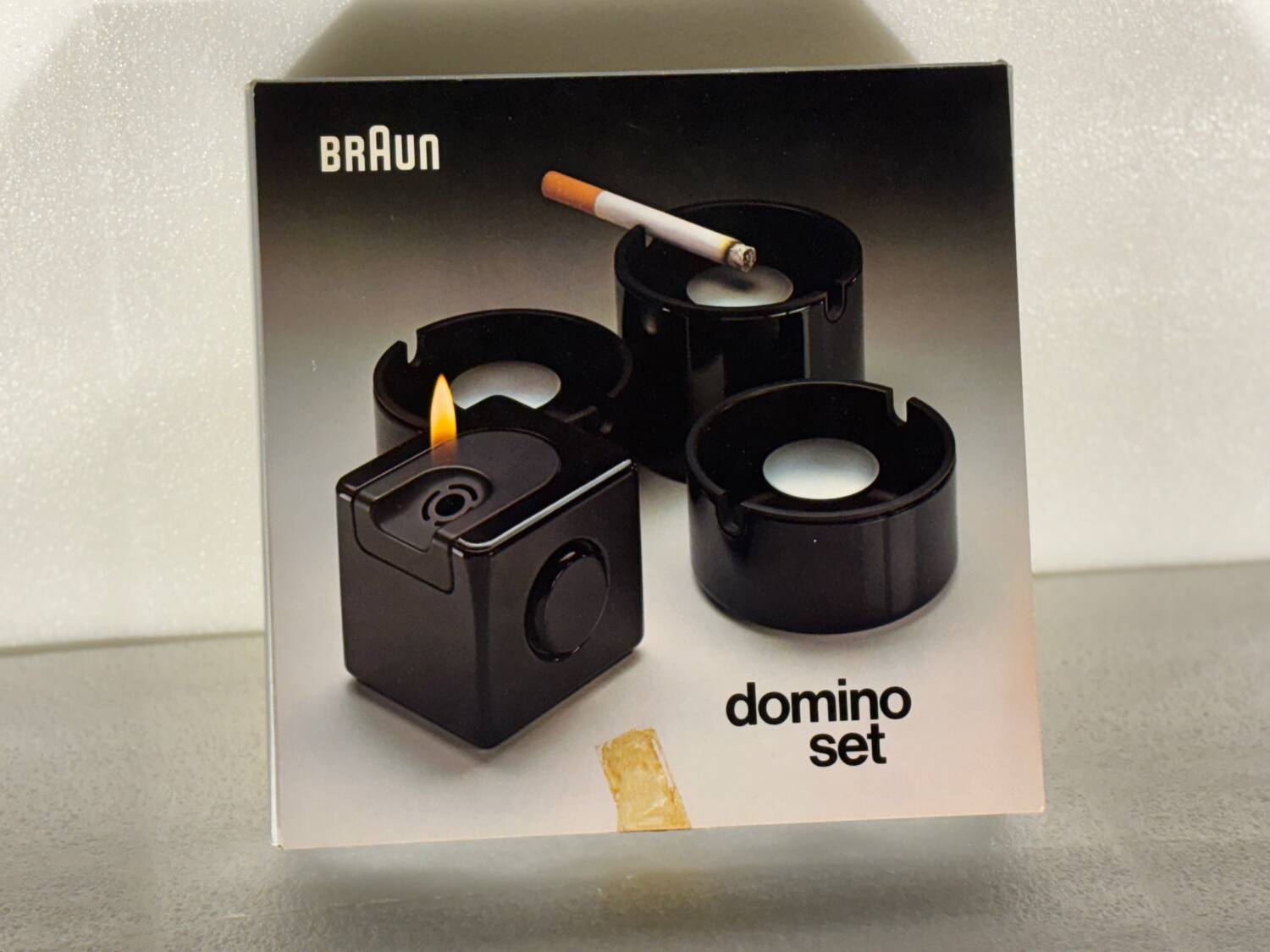 Braun Domino Smoking Set Designer Dieter Rams  Complete with Box