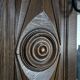 Coat rack in oak in the spirit of Dudouyt.
