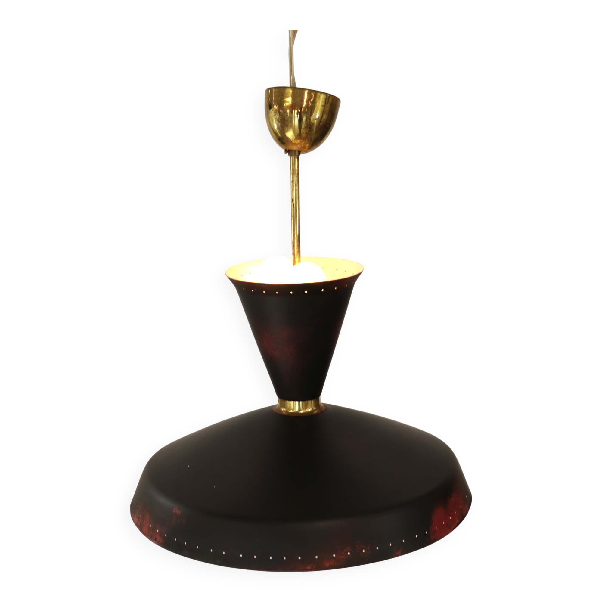 Old Swedish design hanging lamp  ***  Sweden 1960 - Stylish lighting