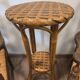 Vintage rattan stool