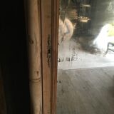 Pine wardrobe with mirror 1900s