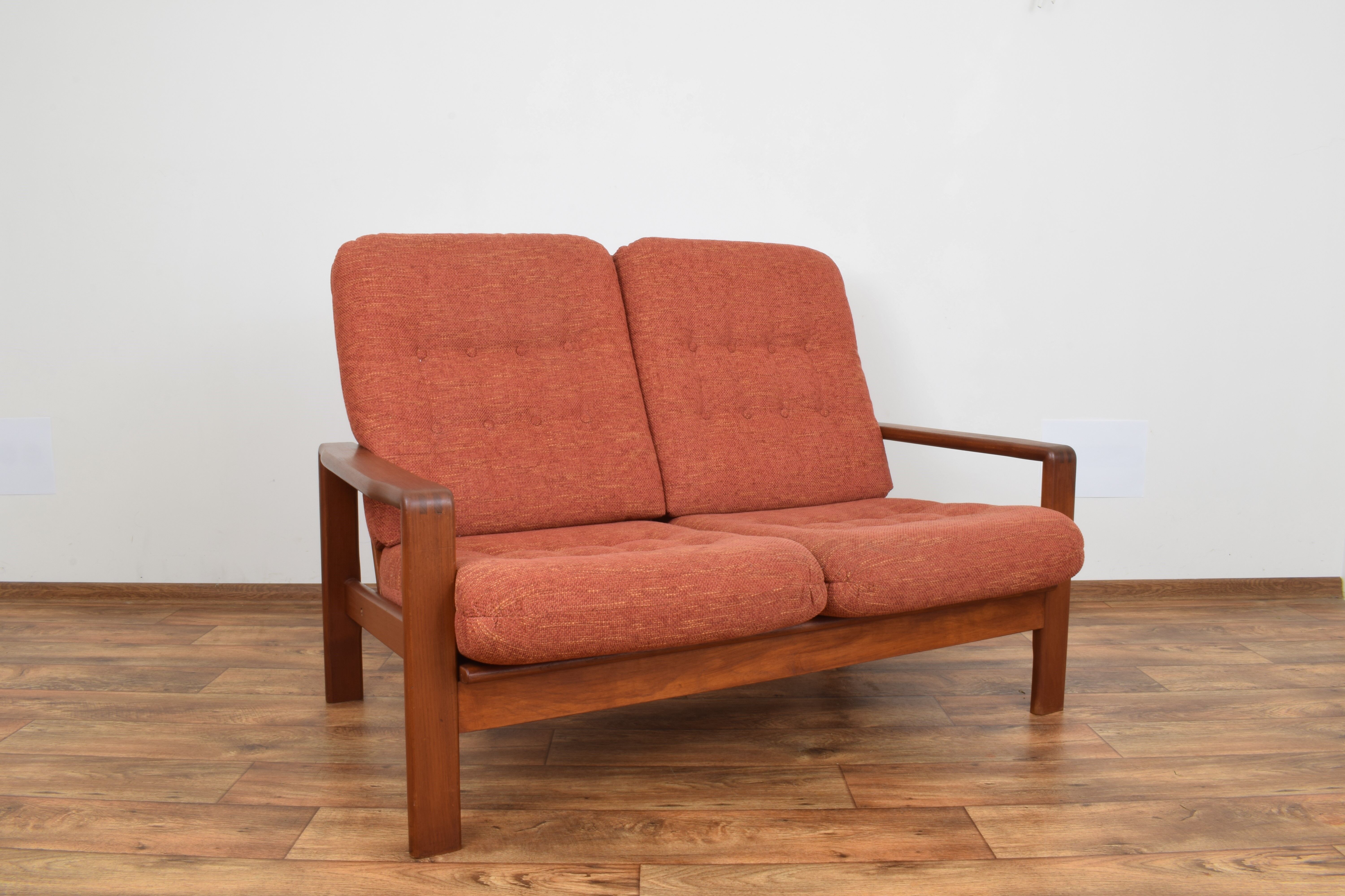 Mid-century Danish teak sofa, 1960s