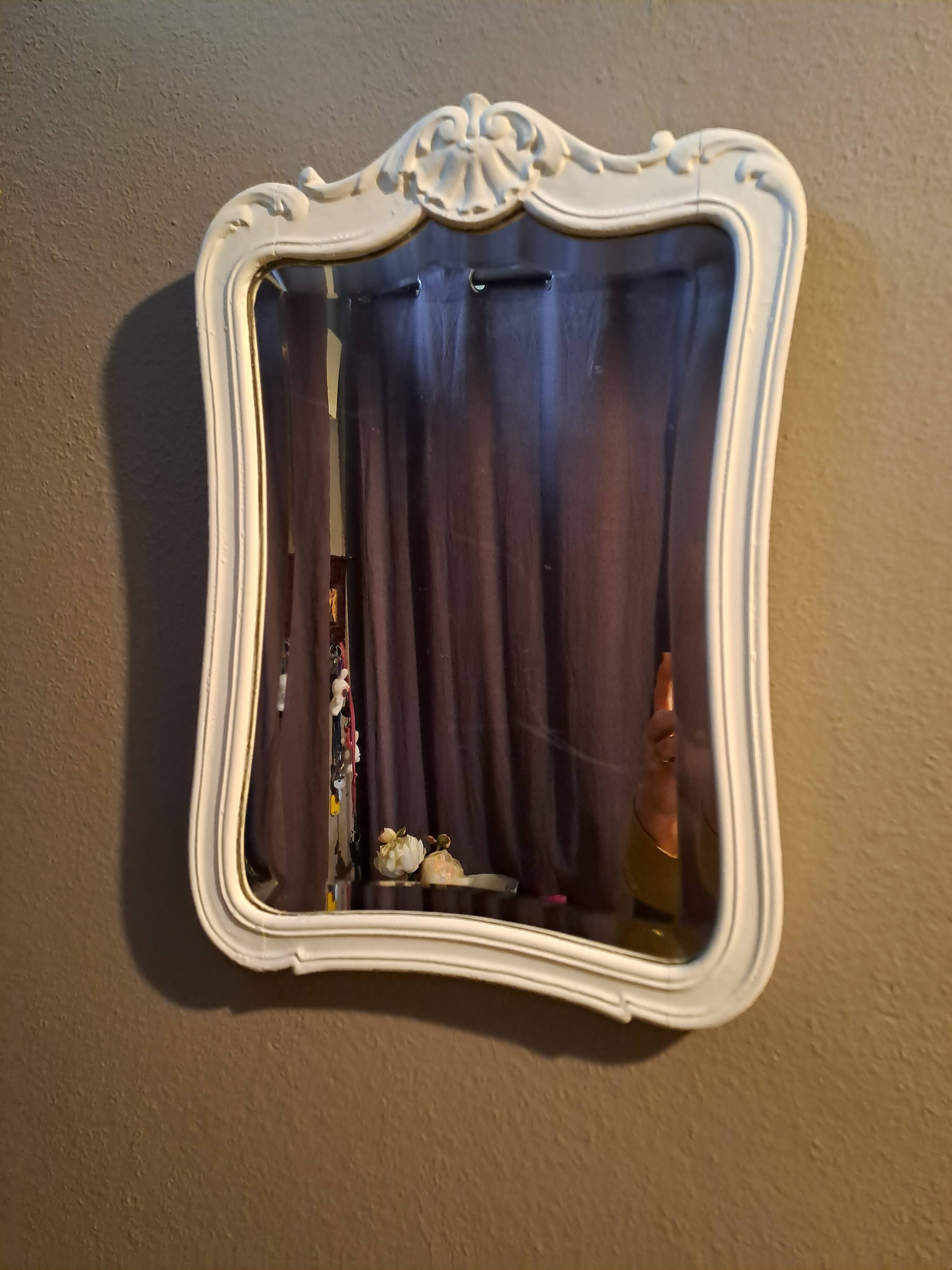 Mirror carved wood 1960 32x45cm