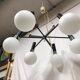Italian design chandelier 1970