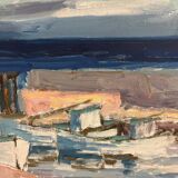Huile sur toile de Svend Nilsson