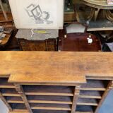 Victorian Oak Breakfront Bookcase