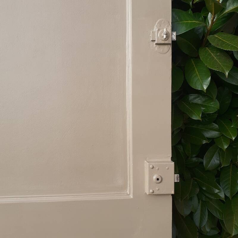 Set of 4 old solid wood interior doors