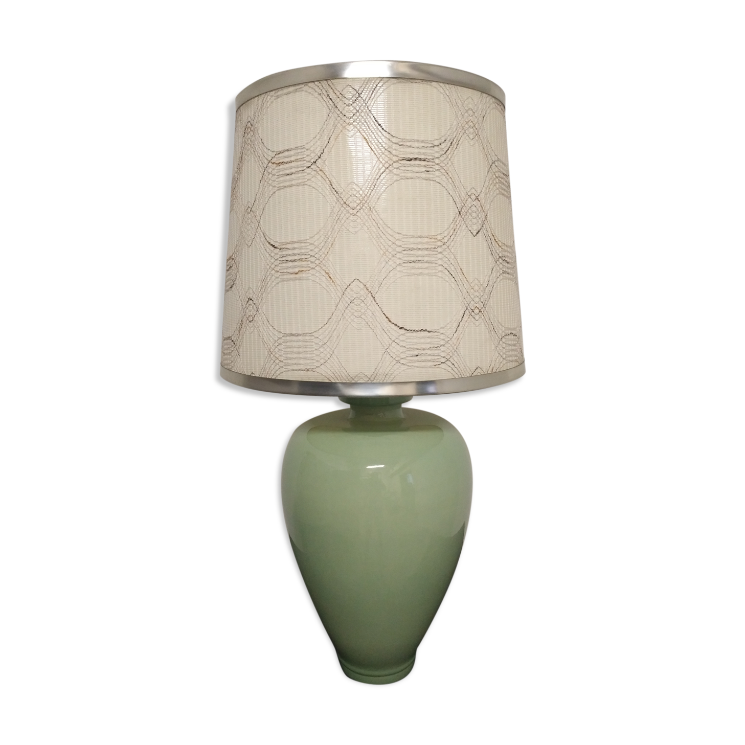 Charolles earthenware lamp from the 70s/80s