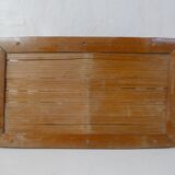 ancien petit Banc en bambou marche pied vintage