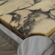 Calacatta marble coffee table from the late 1970s.