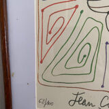 Numbered Jean Cocteau screen print
