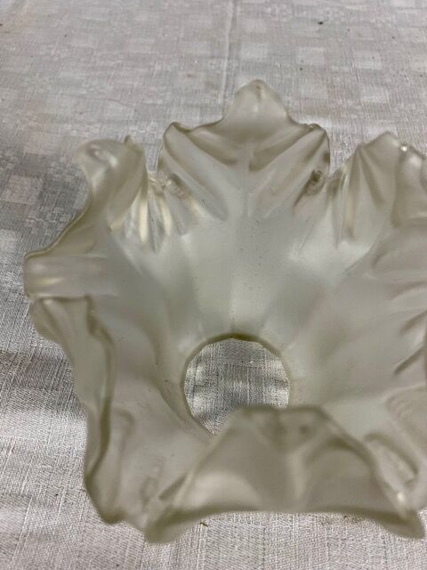 Frosted white glass lampshade