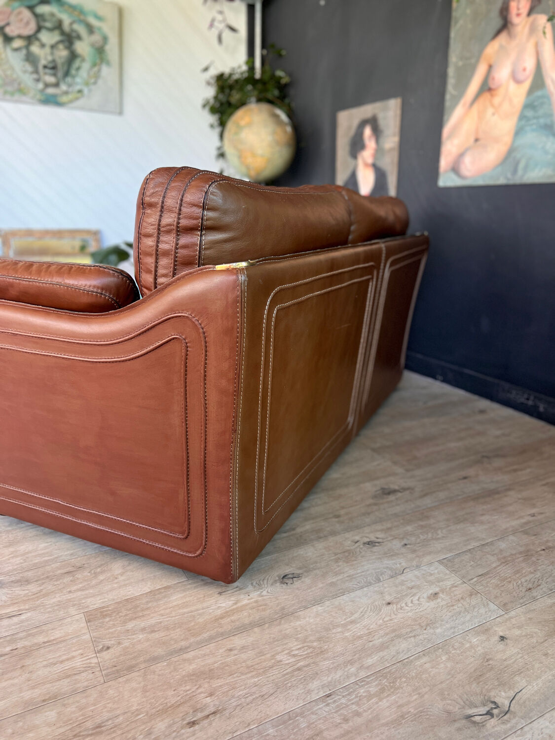 Leather couch