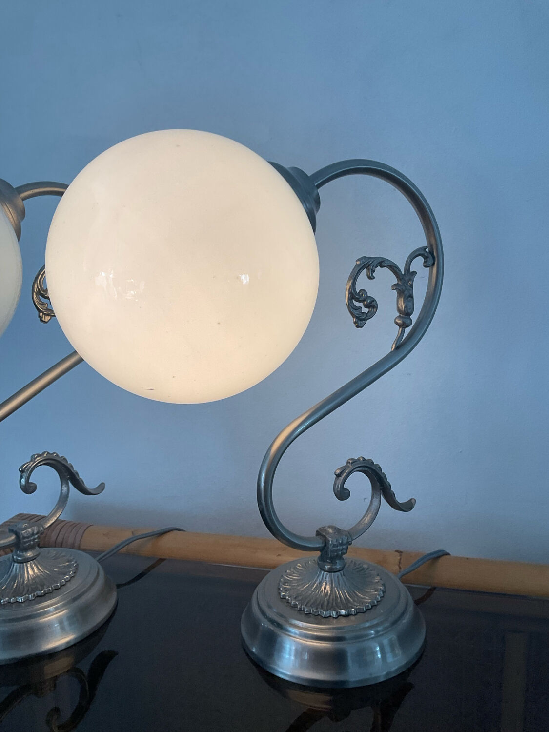 Pair of vintage lamps 70s