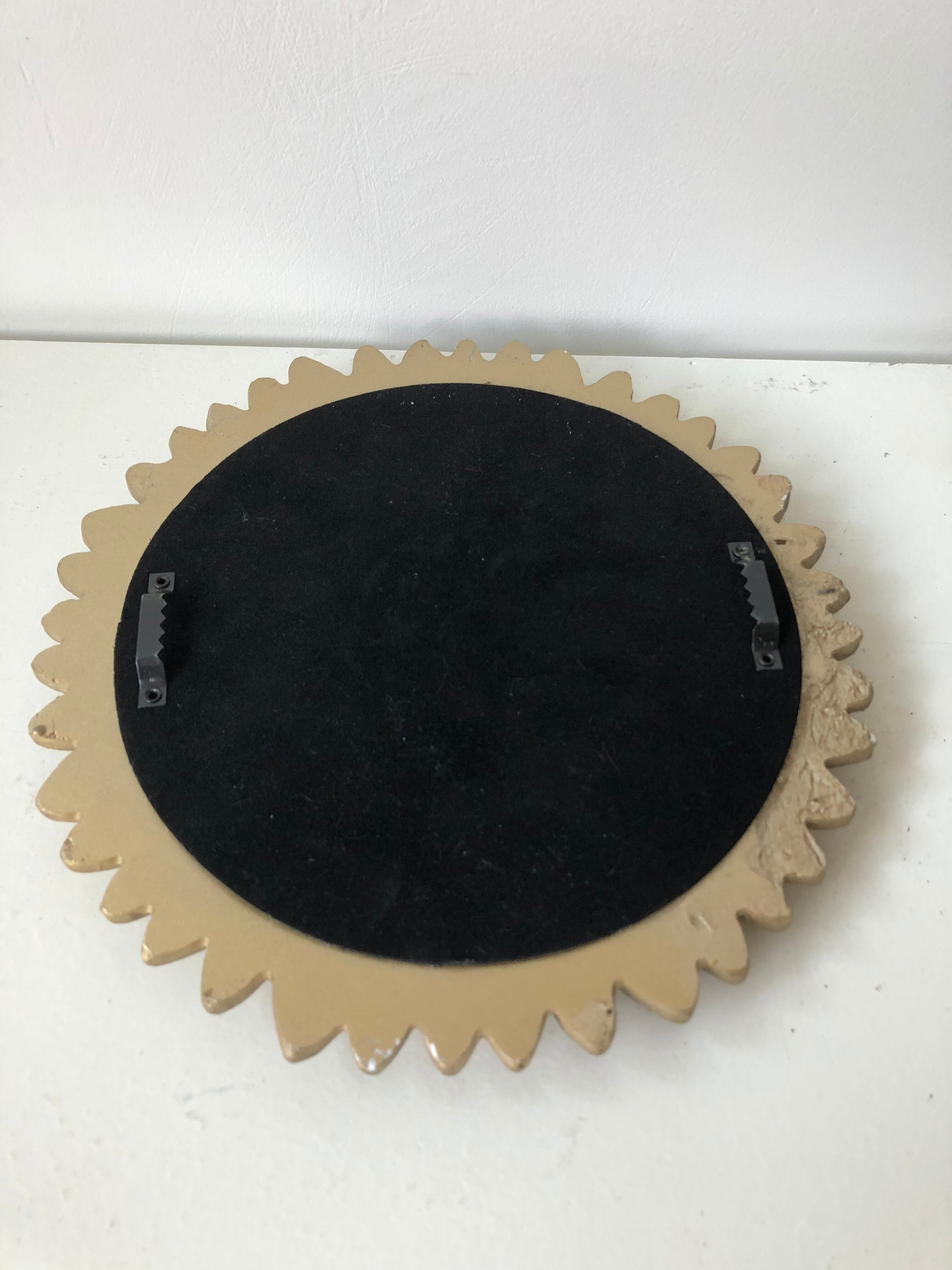 Vintage sun mirror 22x22cm