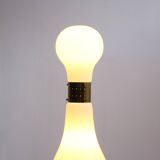 Brillo Floor Lamp in White Murano Glass Attributed to Carlo Nason