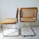 Paire de chaises cannées B32 Marcel Breuer