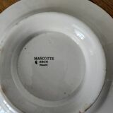 HBCM Hippolyte Boulenger dish in Creil and Montereau Mascot Model