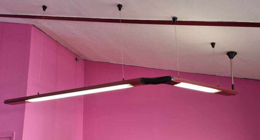 "Prisma" modular suspension by Bruno Gecchelin for iGuzzini, 70s-80s